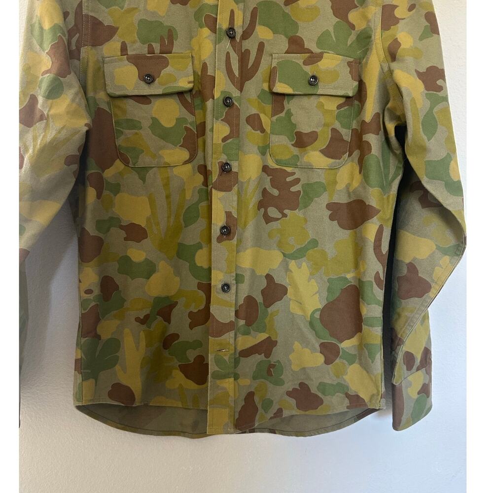 Taylor Stitch Yosemite Camo Shirt Button Down Flannel size 38 / SMALL - Picture 7 of 11